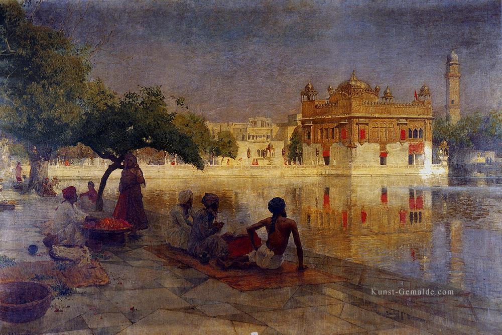 The Golden Temple Amritsar Persisch Ägypter indisch Edwin Lord Weeks Ölgemälde